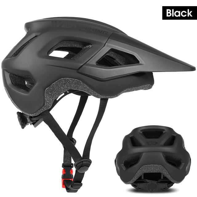 womens black bicycle helmet WEST BIKING Bicycle Helmet Men Women