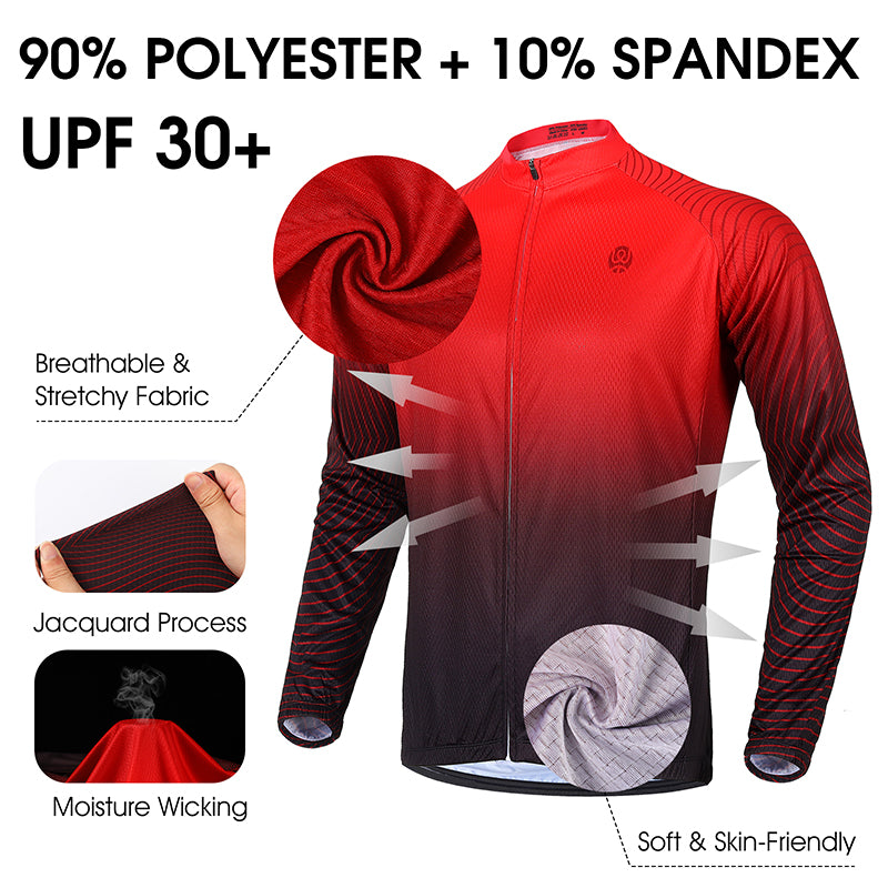 WEST BIKING Cycling Jersey Long Sleeve