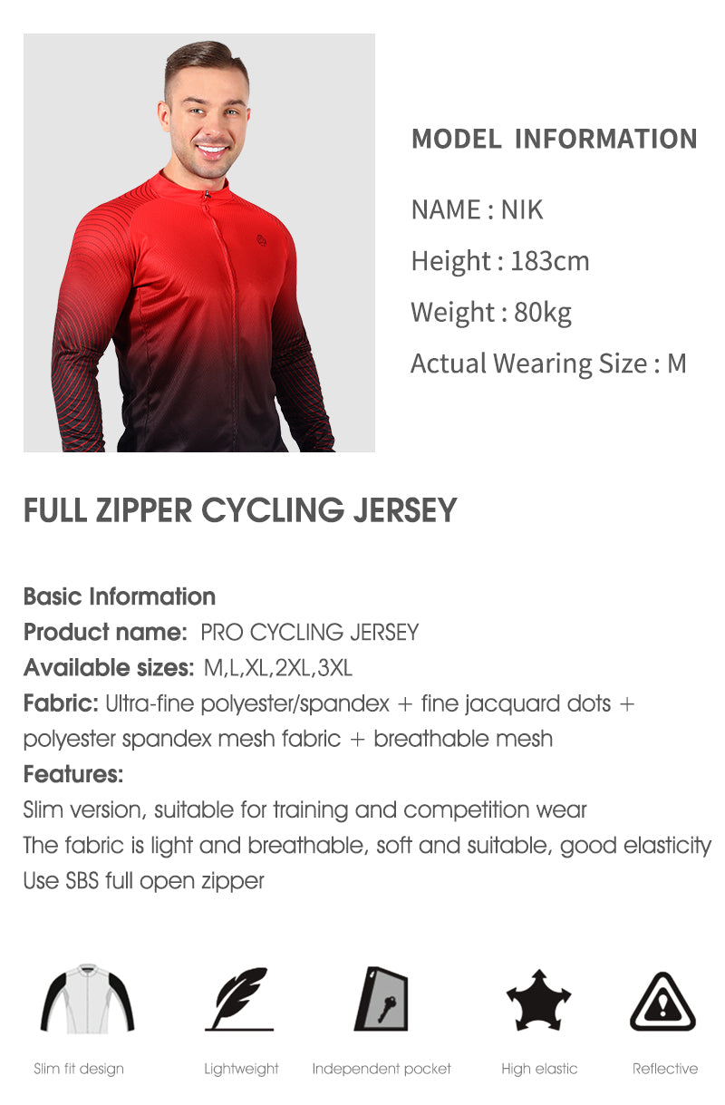 Cycling Jersey Long Sleeve