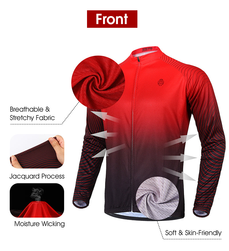 WEST BIKING Cycling Jersey Long Sleeve