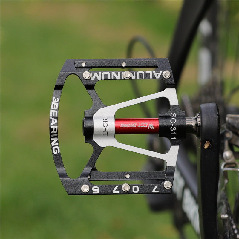 WEST BIKING 3 Bearings Bicycle Pedals Ultralight Anti-slip