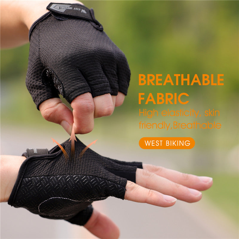 Half Finger Cycling Gloves Anti Slip