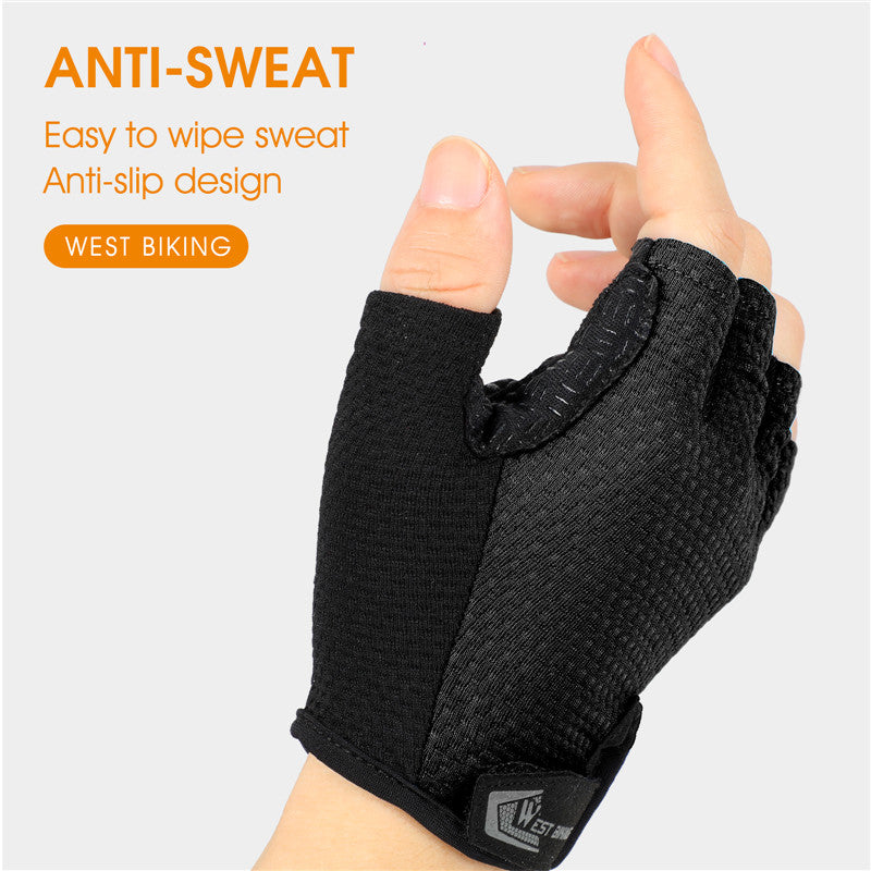 WEST BIKING Half Finger Cycling Gloves Anti Slip