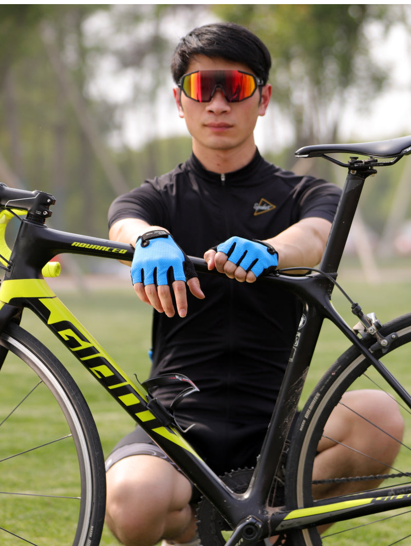 Half Finger Cycling Gloves Anti Slip