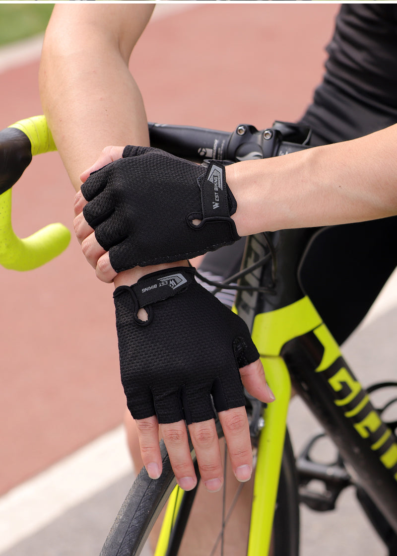 WEST BIKING Half Finger Cycling Gloves Anti Slip