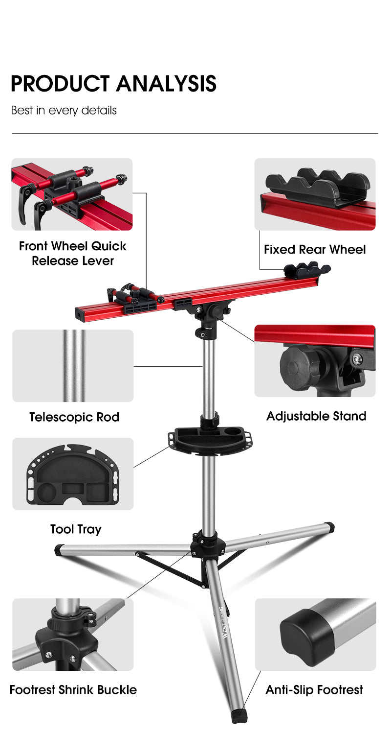 WEST BIKING Professional Mechanic Bike Repair Stand Rack