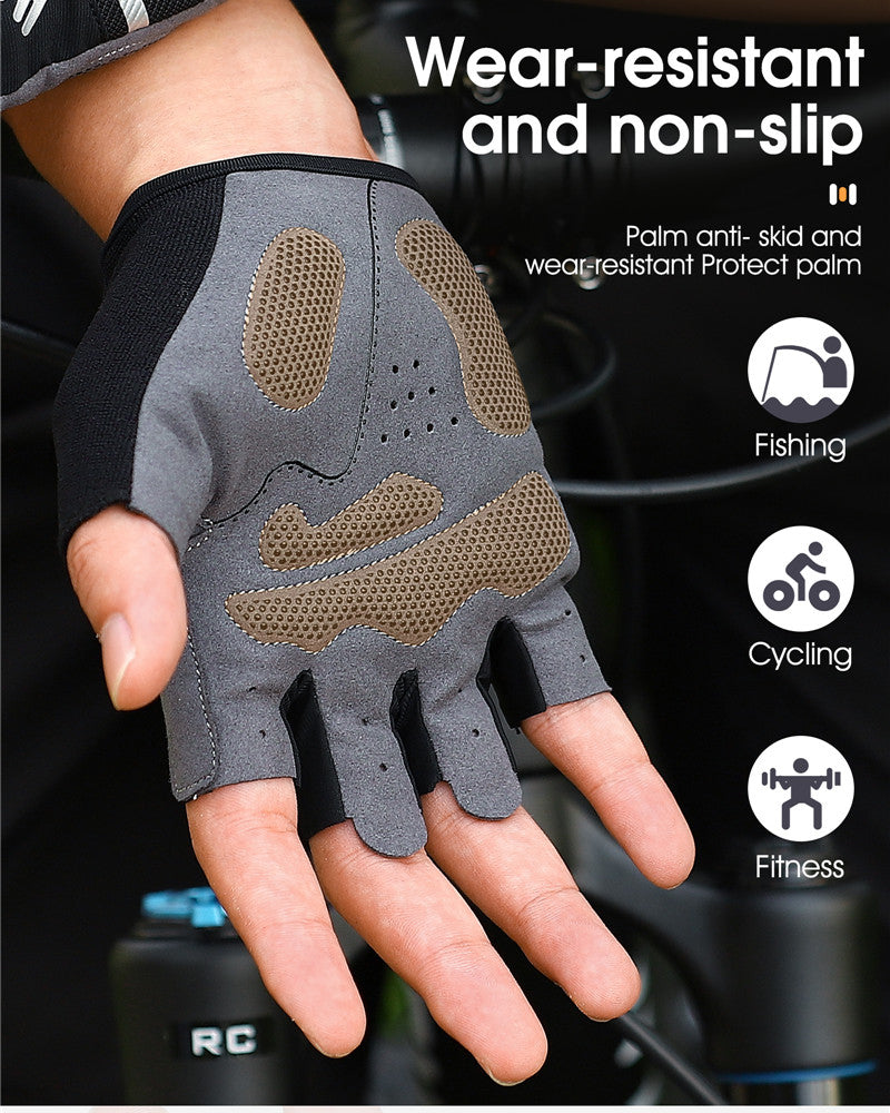 Half Finger Cycling Gloves Shockproof