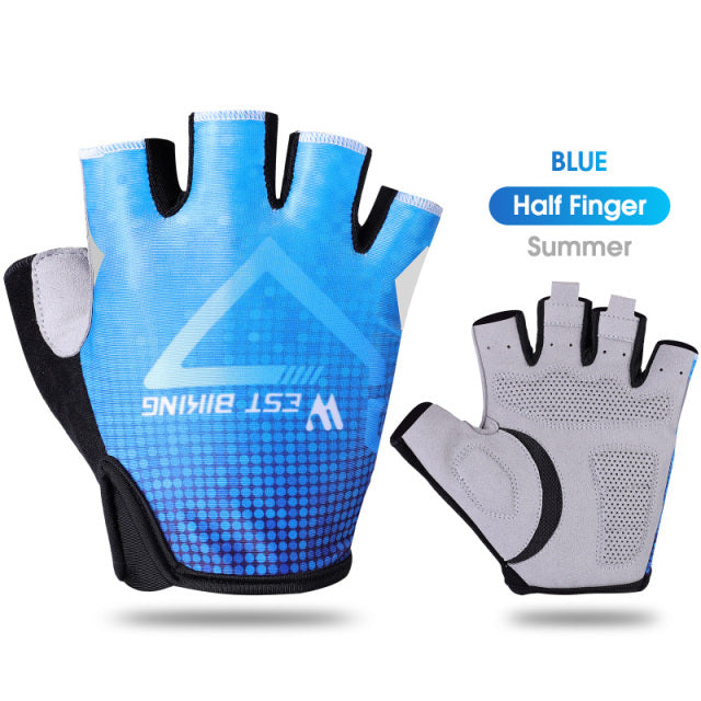 WEST BIKING Half Finger Cycling Gloves Shockproof