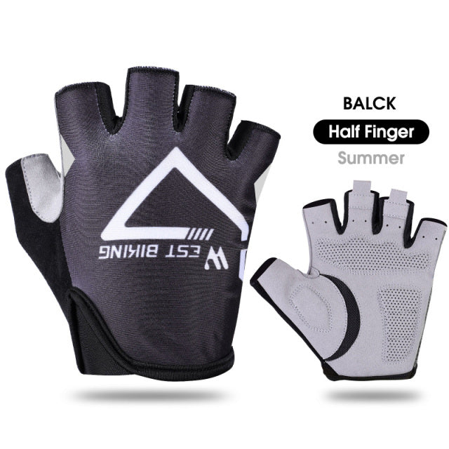 WEST BIKING Half Finger Cycling Gloves Shockproof