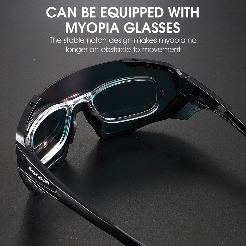 WEST BIKING 3 Lens Polarized Cycling Glasses