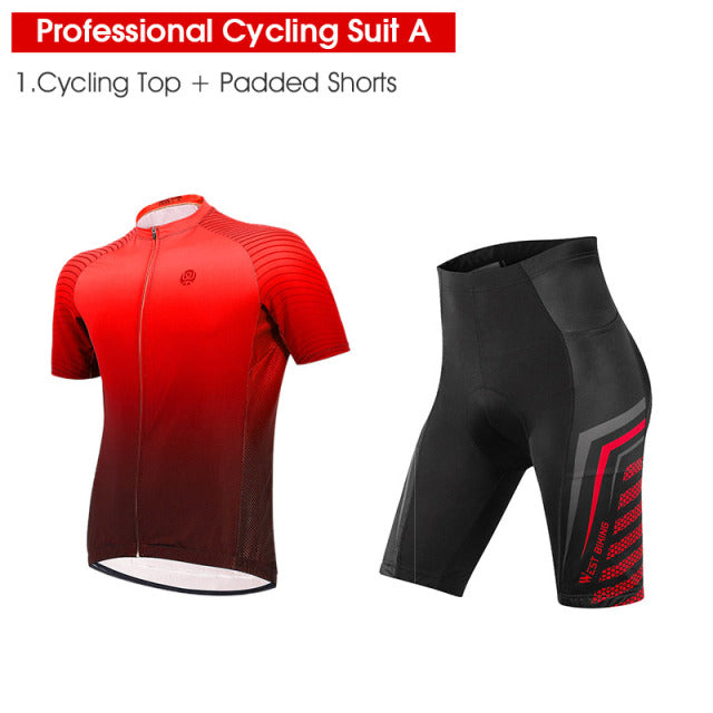 WEST BIKING Professional Cycling  Jersey Set