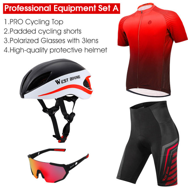  Professional Cycling  Jersey Set