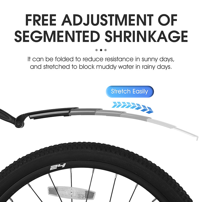 WEST BIKING Foldable Universal Bike Mudguard