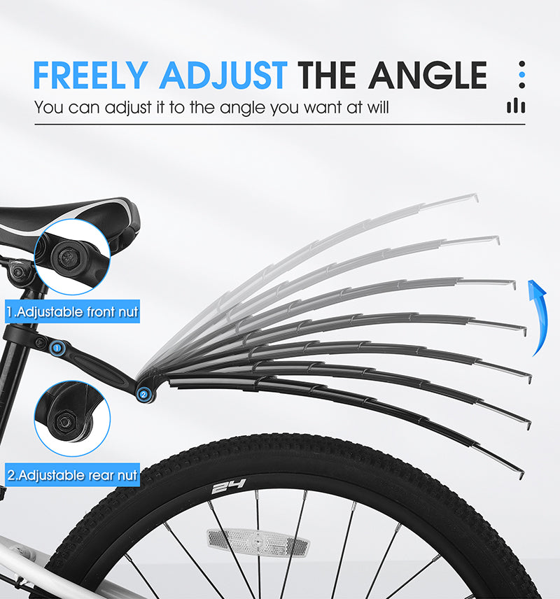 WEST BIKING Foldable Universal Bike Mudguard