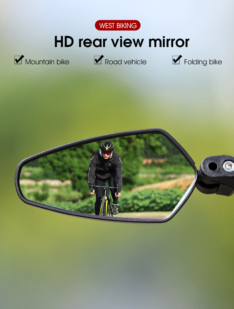 Universal Bicycle Rear View Mirror Wide Angle