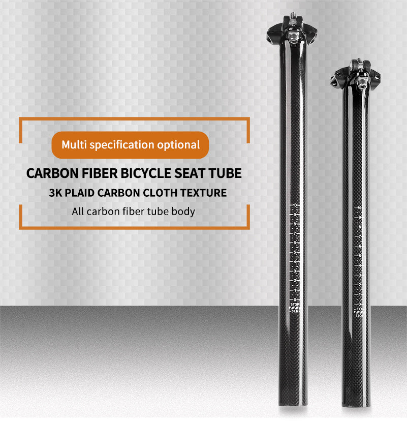 WEST BIKING 245G 3K Gloss Road Bike Full Carbon Seatpost