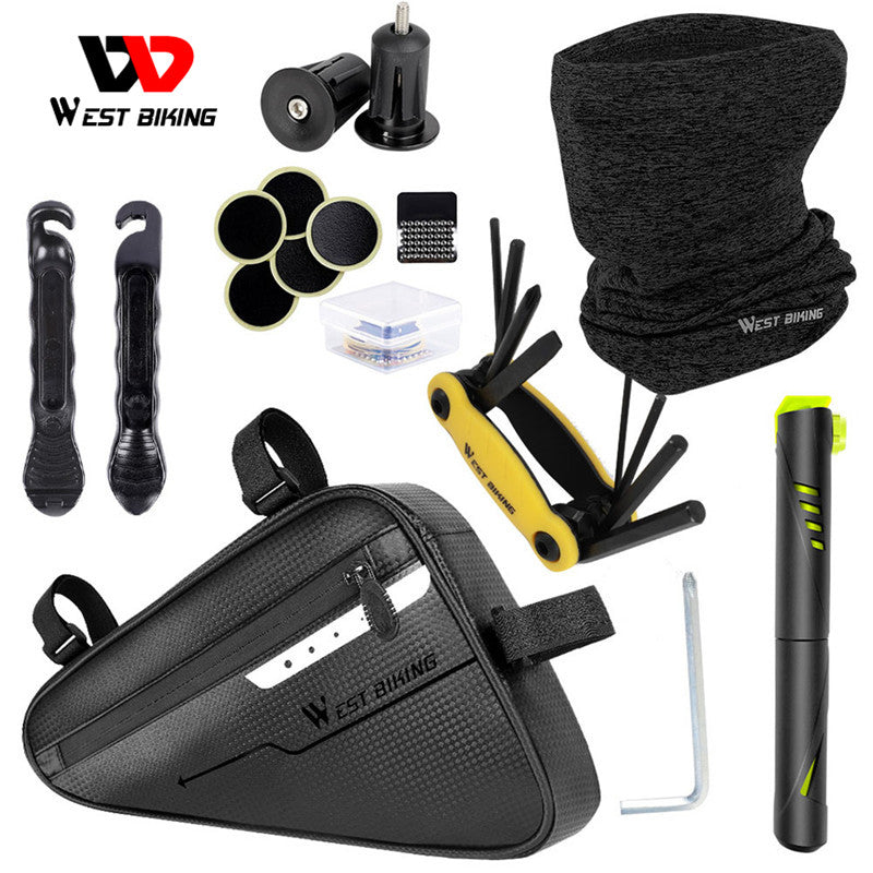 Tire Repair Bicycle Repair Tool Kit With Saddle Bag Repair Kit