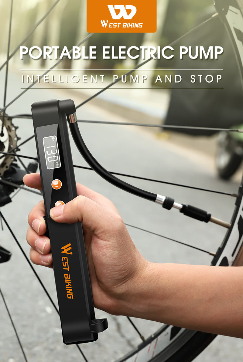 7.4V 1500mAh Electric Bicycle Pump Auto-stop