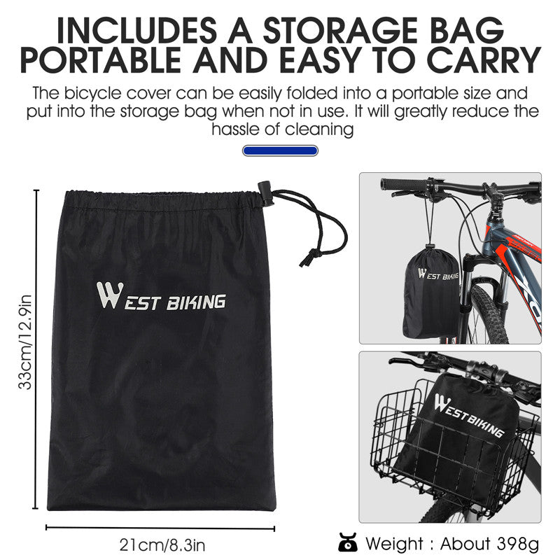 WEST BIKING Portable Bicycle Cover
