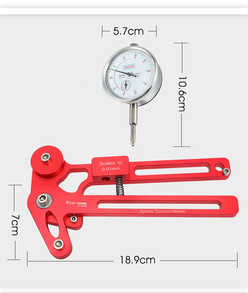 Bicycle Spoke Tension Tester Precision Spokes Checker