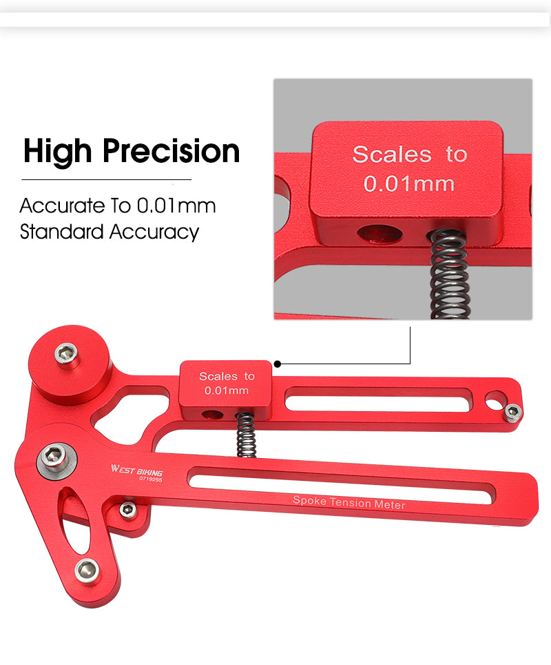 Bicycle Spoke Tension Tester Precision Spokes Checker