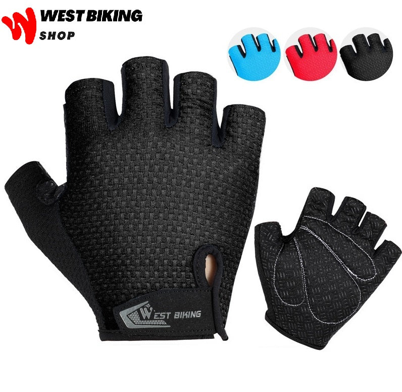 WEST BIKING Half Finger Cycling Gloves Anti Slip