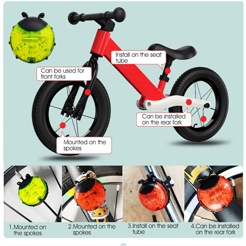 WEST BIKING Smart LED Bicycle Wheel Light Bike Front Tail