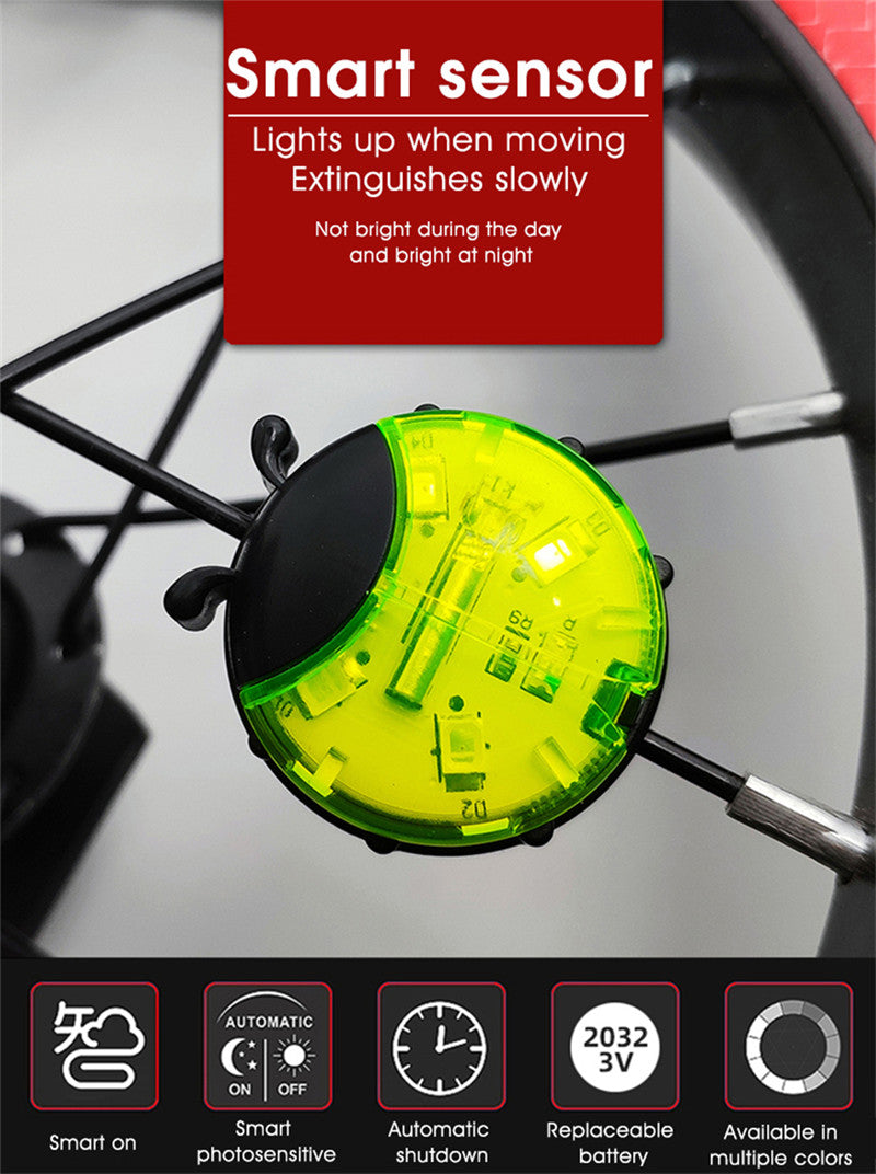 WEST BIKING Smart LED Bicycle Wheel Light Bike Front Tail