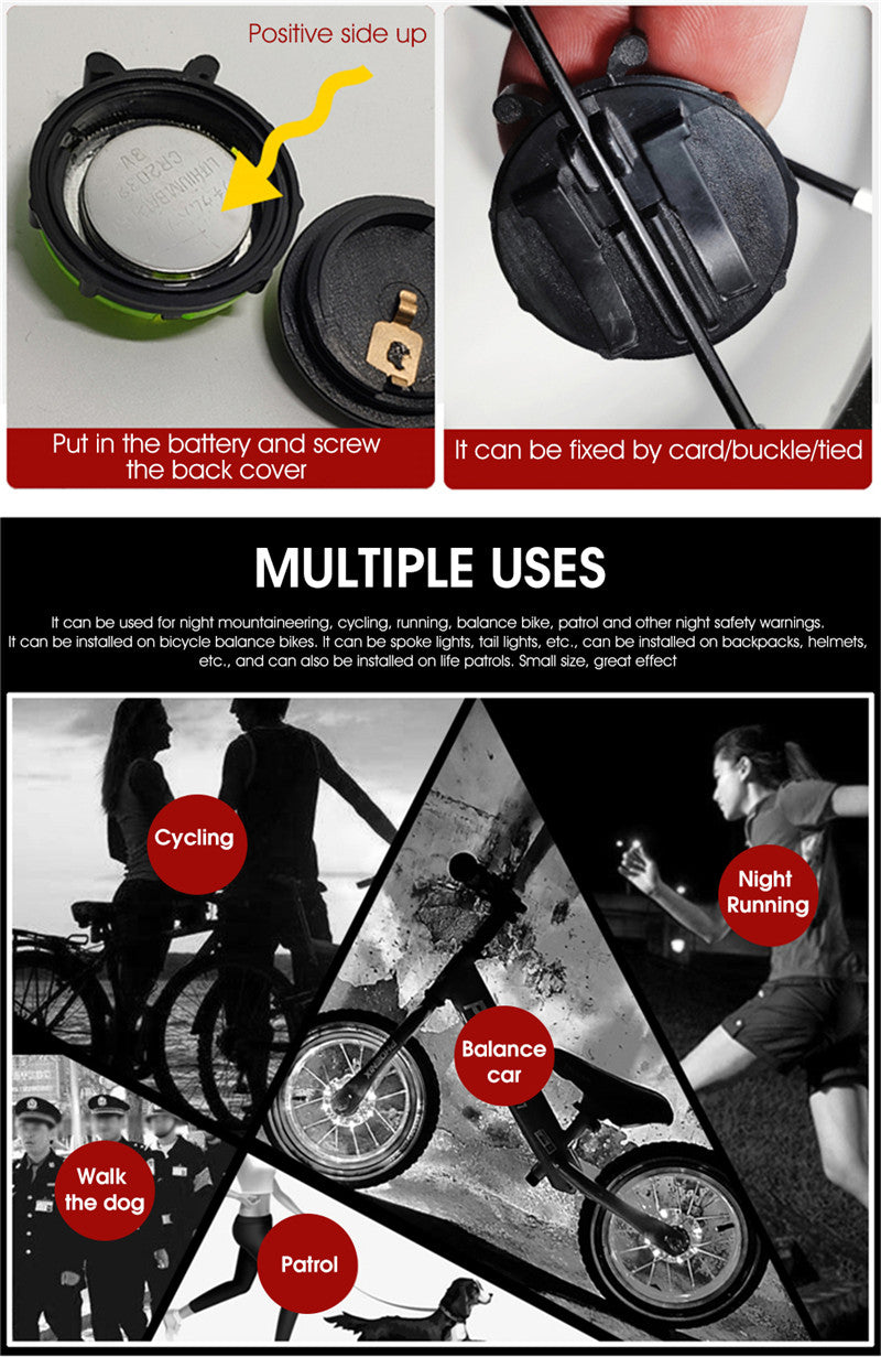 WEST BIKING Smart LED Bicycle Wheel Light Bike Front Tail