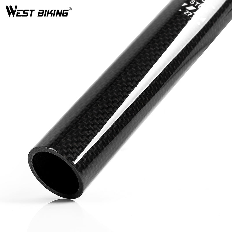 WEST BIKING 245G 3K Gloss Road Bike Full Carbon Seatpost